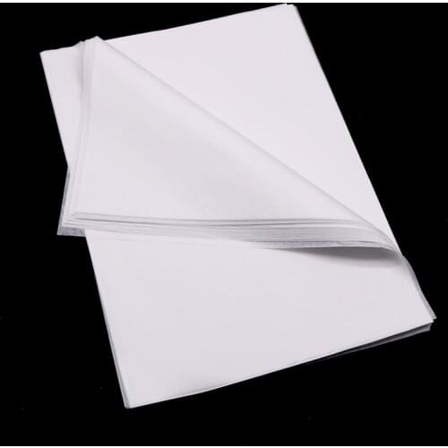 100Sheet/set A4 Translucent Wrapping Papers Tissue Paper Bookmark Gift Fruit Wrapping Papers Floral Gift Packaging Material
