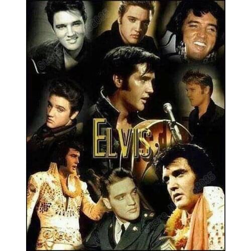 5D DIY Diamond Painting Elvis Presley Full Square / Round Drill Diamond Embroidery Cross Stitch Rhinestone Mosaic Paintings Art