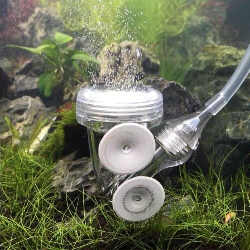 Aquarium 3 in 1 V Shape Bubble Counter Check Valve CO2 System Diffuser Water Plant Fish Tank Aquarium Valve Acquario Accessories