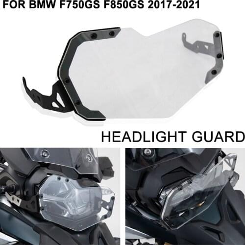 FOR BMW F750GS F850GS F 750 / 850 GS 2017 2018 2019 2020 2021 PVC Motorcycle Headlight Guard Windshield Protector Cover