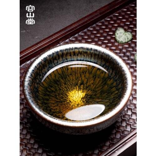 Jianzhan China Tianmu Zhanbei Teacups Hand Made Ceramic Tea Cup Chinese Kung Fu Tea Set