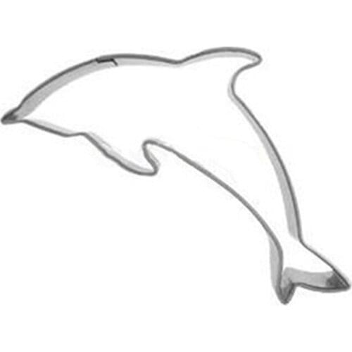 New Sale Stainless Steel Dolphin Cutter Cookie Mold Cut Mold Christmas Biscuit Cutters Marine Animal Shape Cake Die Cutter Gifts