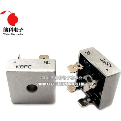2PCS KBPC2504 25A 400V Single Phases Diode Bridge Rectifier