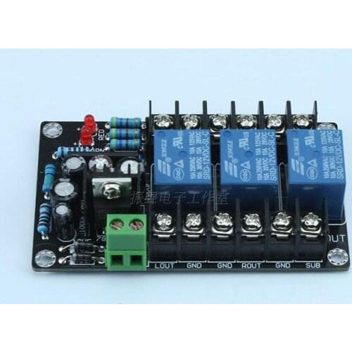 UPC1237 speaker protection board Class A and B 2.1-channel three-channel high-power speaker protection board