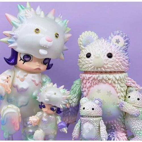 POPMART MOLLY MUCKEY 10th Anniversary Large Doll Living Room Decoration Action Figures Kawaii Accessories Cute Girl Doll Model