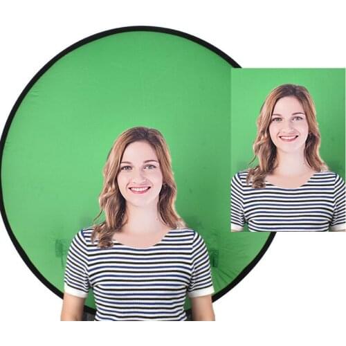 Portable Photography Reflector Chromaticity Background Green Screen Background Background Suitable for YouTube Video Studio