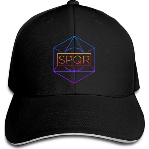 SPQR Roman Retro 80s Design Spqr Golf hip hop casquette R221 Funny Mens Womens caps