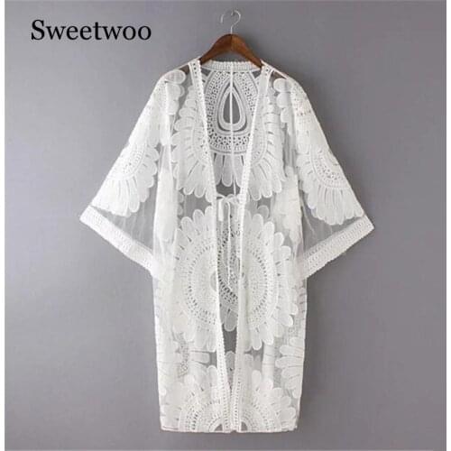 Летние платья-рубашки SWEETWOO China At AliExpress