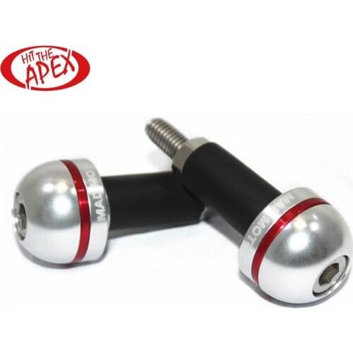 Universal Fit for 22mm (7/8’’) bars motorcycle Bar end Plug Grip, Anti Vibration Handlebar weights Dampener 22mm 7/8 "