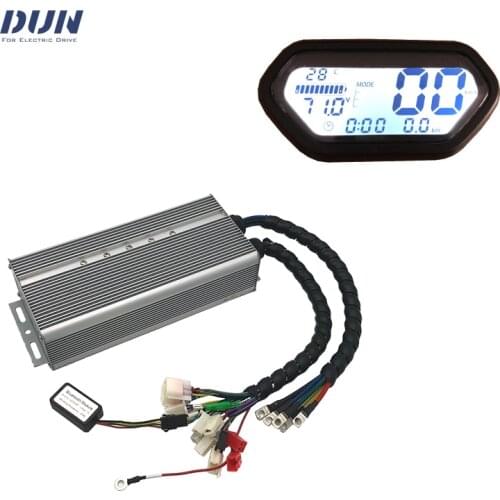 Yuyang King YKZ12080 72v 96V 120V 80A 3KW BLDC Scooter Controller with Bluetooth and LCD display speedometer