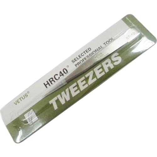 Pointed Tweezers High Precision Stainless Steel Tweezers for Hearing Aid Repairing 115 mm (4.52")