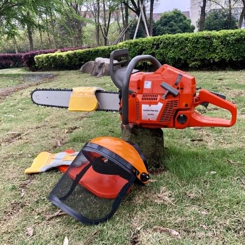 2PCS IN ONE CARTON MAX POWER 20'' INCH GUIDE BAR CHAIN SAW, PETROL GASOLINE POWER 65CC CHAINSAW HUS 365 HEAVY DUTY POWER 6500