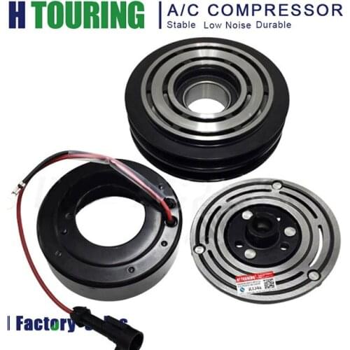 For Sanden 7H15 709 7807 7447 AC A/C Compressor clutch pulley For Fiat ALFA 7736048 7774059 7637982 60805198 SANDEN 7807 7447