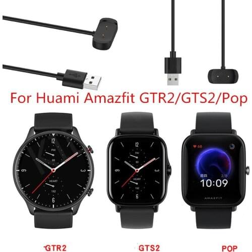 Smartwatch Dock Charger Adapter USB Charging Cable Cord for Amazfit GTR 2(GTR2)/GTS 2(GTS2) Zepp E Square/Circle Smart Watch