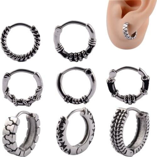 1PC Surgical Steel Segment Hinged Rings Piercing Nariz Septum Clicker Labret Rings Nose Earrings Body Piercing Jewelry