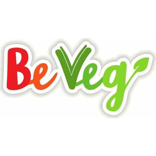 SZWL Creative Vegan Car Stickers Waterproof Sunscreen Decal Auto Accessories for Helmet Motorcycle Vinyl JDM Truck PVC,15cm*7cm