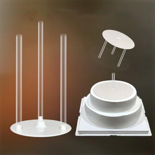 Multi-layer Round Cake Support Rack Practical Cake Stands Dessert Support Spacer Piling Bracket DIY Cake Decor Kitchen Tools