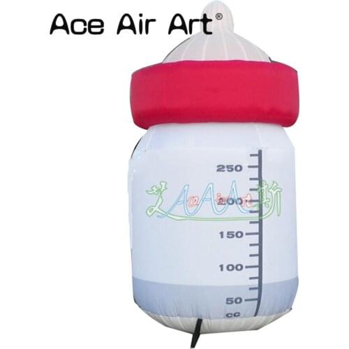 Inflatable advertising baby bottle replicas with blowing Advertising ecoration of Mother and Child Shop