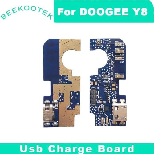 New Original USB Board For Doogee Y8 Charger Circuits Flex Cable Dock Connector Support Quick Charger For Doogee Y8 Mobile Phone