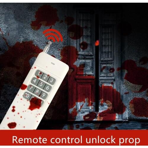 Real life room escape prop Remote control 1000 meters Open up to 12 electromagnetic locks Basic Edition Takagism game