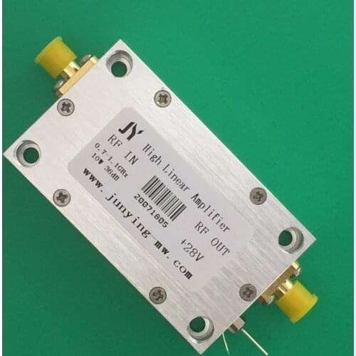 RF Microwave Broadband Power Amplifier 0.7-1.1GHz 0.8G 0.9G High Linearity Power Amplifier 10W
