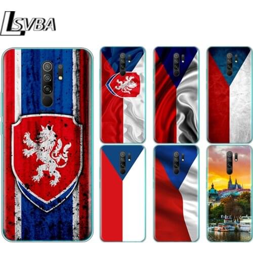 Czech Republic Flag Culture Silicone Cover For Xiaomi Redmi Note 9 9A 9AT 9C 9S Pro Max 9T 8T 8 7 6 5 Pro 5A 4X 4 Phone Case