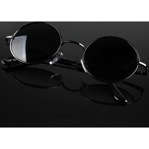 New Retro Round Polarized Sunglasses Men Women Brand Designer Male Female Sun Glasses Metal Frame Driving Eyewear UV400