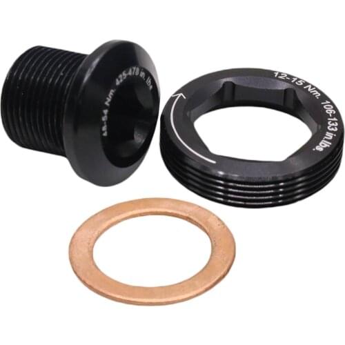 Bike Crank Screw Aluminum Alloy Mountain Bike Crank Plate Nut Parts For Sram X7X9X0XX1 GXP BB30 Bicycle Bolt Screw Bike Part