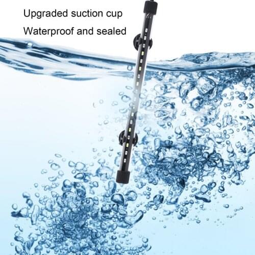 50-80cm LED Aquarium Lights Waterproof Fish Tank Light for plants Amphibious use Submersible Underwater Clip Aquatic Decor lamp