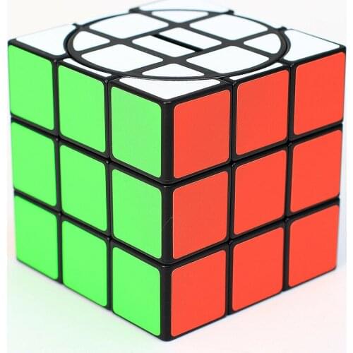 Z-Cube 3x3x3 Speed Magic cube Piggy bank Black Twist Puzzle Fancy Toy Brain Teaser Black Intelligence Gift Safe ABS Ultra-Smooth