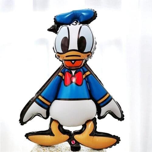 10/30Pcs Disney Donald Duck Foil Balloons Kids Birthday Party Decoration Balloons Baby Shower Party Supplies Children Gifts Toy