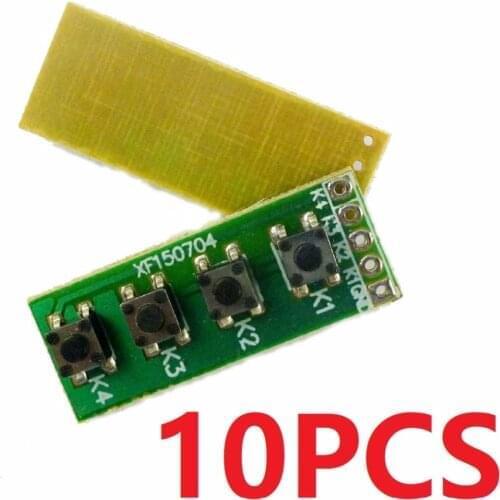 10 Pieces Of 2.54mm Pad 4-Key Mcu Key Switch Suitable For Uno Mega2560 Due Raspberry Pi Banana Pi Breadboard Fpga Cpld Stm32