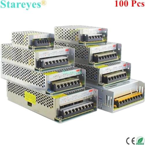 100 Pcs Power apadter Supply Transformer AC100-240V to DC12V 1A 2A 3A 5A 6A 8.5A 10A 12.5A 15A 16.5A 20A 25A 30A 40A 50A 60A