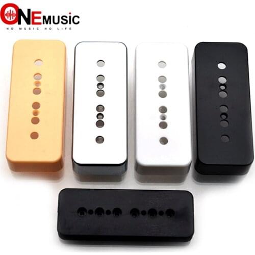 20PCS Soapbar Guitar Pickup Cover 50mm and 52mm Pole Spacings for LP P90 Style Guitar Black/White/Yellow/Silver Available