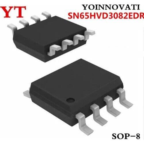 50PCS SN65HVD3082EDR SOP8 SN65HVD3082DR SOP SN65HVD3082 VP3082 SMD