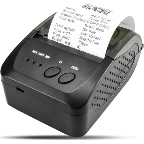 Free Shipping Bluetooth Thermal Receipt Printer 58mm Pocket Ticket/Bill Printer support Android IOS for ESC/POS terminal RD-D58