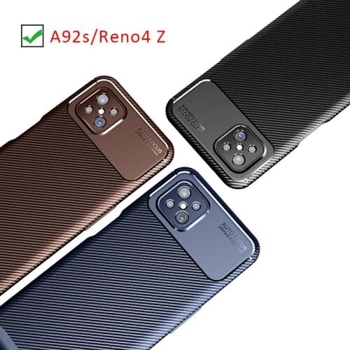 Case for oppo a92s reno4 z 5g bumper cover on a 92s reno 4z reno4z protective phone coque back bag silicone matte soft tpu shell