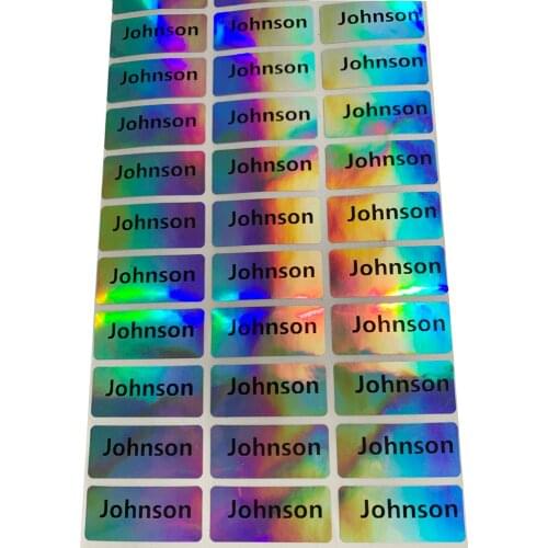 3size Personalized Name Stickers Waterproof Daycare School Label Decal Scratch Proof Multi Purpose