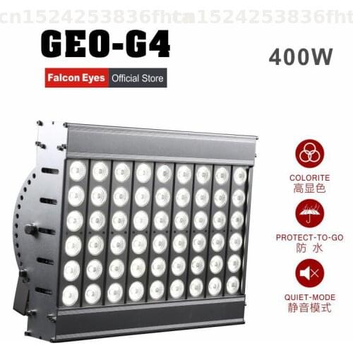Falconeyes Lighting Stage Equipment 400W Waterproof Giant LED Photography Light Continuous GEO-G4 For Video/Film/Studio/Movie