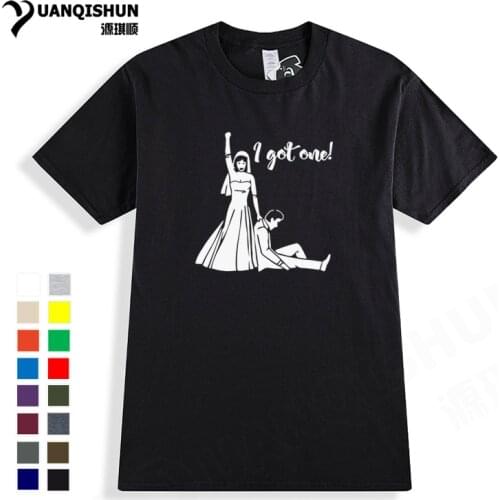 I Got One Wedding Bride Groom Engagement Game T-shirt Lovers Short Sleeve Cotton O-neck T Shirt Novelty Summer Tees Funny Tops