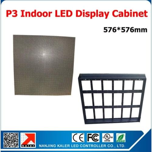 TEEHOP3 indoor full color led display 576*576mm simple and easy led display cabinet indoor video wall mounting on wall videowall