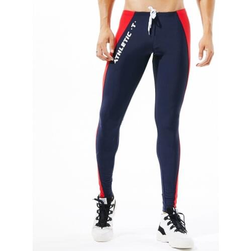 Men Running Tights Sweatpant Elastic Compression Leggings Tights Running Jogger Fitness Gym Athletic Pant Trouser Activewear