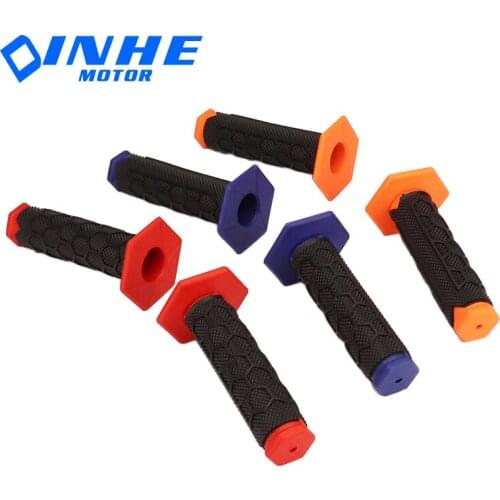 MX Rubber HandleBar Grip Hand Bar Anti-skid Grips 7/8" 22mm For WRF EXC SX SXF CRF YZF DRZ DIRT BIKE Motocross Motorcycle