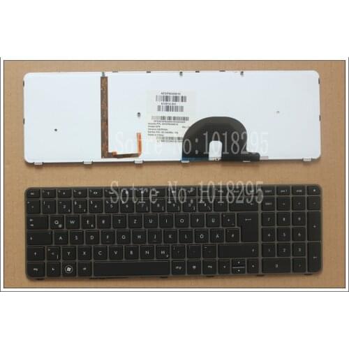 100% NEW For HP Envy 17,17-2199EL, 17-2199EZ 17-1189EL, 17-1190CA German GR laptop keyboard With backlight 610914-041