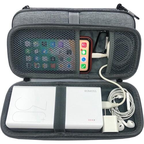 2021 Newest EVA Outdoor Travel Carry Hard Case Cover Box Bag For ROMOSS Sense 8+ Power Bank 30000mAh for iPhone