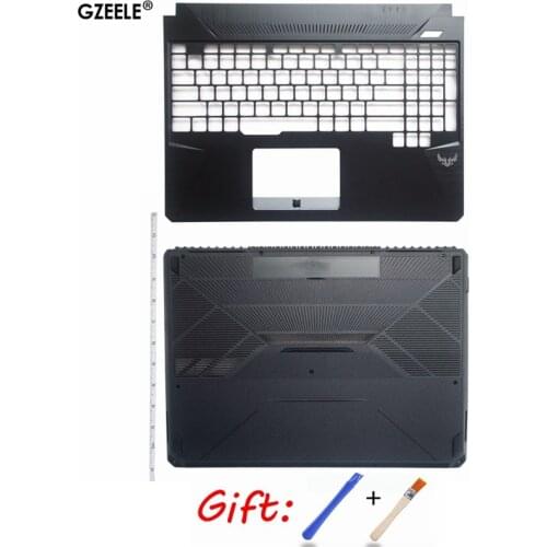New For ASUS TUF Gaming FX86 FX86S FX505 Upper Case Palmrest Cover/Bottom Case Cover 13NR00S2AP0121 13N1-5JA0241 13N1-5JA0F11