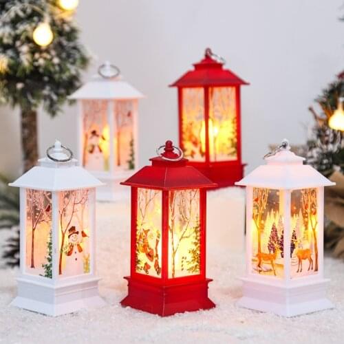 Merry Christmas LED Light Pendant Ornament Christmas Decorations for Home 2021 Xmas Tree Hanging Noel Navidad Gift New Year 2022