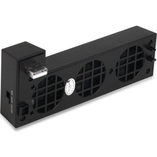 Portable Temperature Control Cooling Fan for Xbox One X Series Console External 3 Fans Reduction Power Consumption Cooler