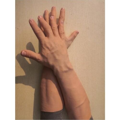 Properties silicone male gloves