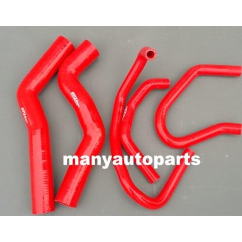 Silicone radiator heater hose for Prado KZJ120 KZJ120R 3.0TDi 1KZ-TE 2003-2007 RED